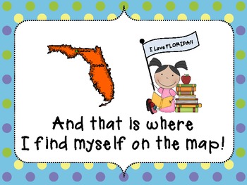 Preview of I Am on the Map of Florida Make and Take Book