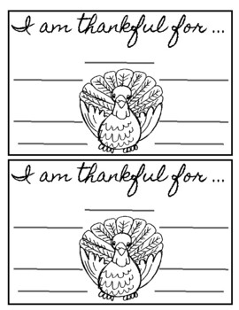 I am thankful for... by Sheets by Keeks | Teachers Pay Teachers