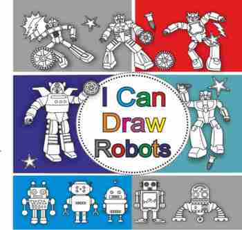 robot drawings for kids