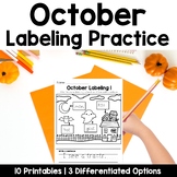 I can Label a Picture | October | Halloween