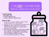 I can Lent a hand activity, craft and reflection pack