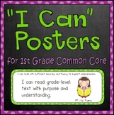 Common Core Standards Posters (First Grade -- "I can")
