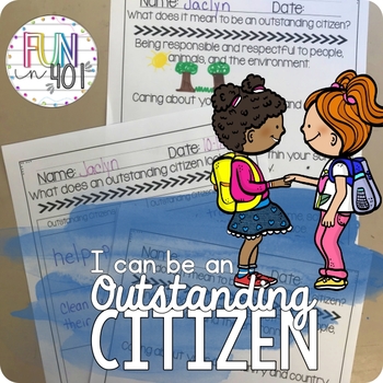 Preview of I Can Be an Outstanding Citizen! An Introduction for Little Learners!