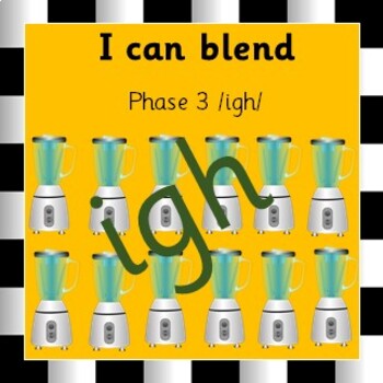 Preview of I can blend_igh_animated phonics reader_Phase 3