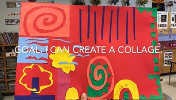 I can create a collage in the style of Henri Matisse. by Fun Art Projects