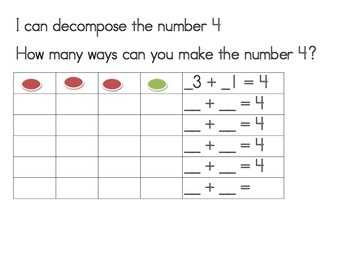 compose decompose numbers