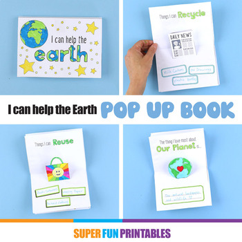 Preview of I can help the Earth pop up book