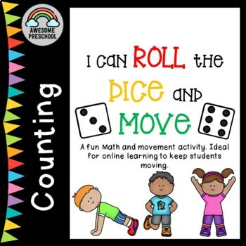 Preview of I can roll the dice and move - brain break