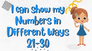 Preview of I can show my Numbers in Different Ways 21-30