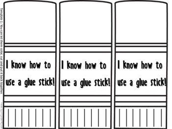 How to use a gluestick by MadisonCreateTeachInspire