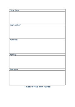 I can write my name. by Cliona Cain | TPT