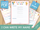 I can write my name Editable Busy Book Preschool Activity 