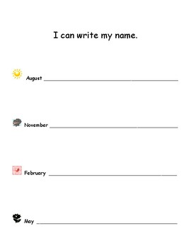Write Your Name