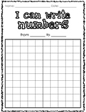 I can write my numbers
