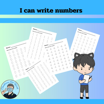 Preview of I can write numbers