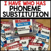 Phoneme Substitution Activities I Have Who Has Games