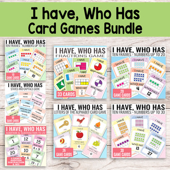 Preview of I have, Who Has Games {Bundle}