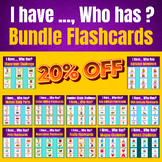 I have ..., Who has ? Bundle Flashcards for Kids.