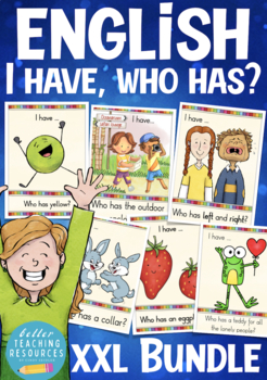 Preview of I have ... Who has? growing BUNDLE of games for English and ESL classes