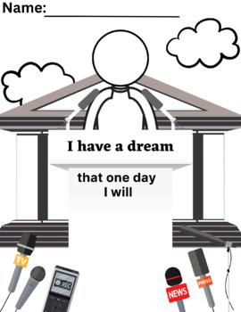 Preview of I have a Dream Activity