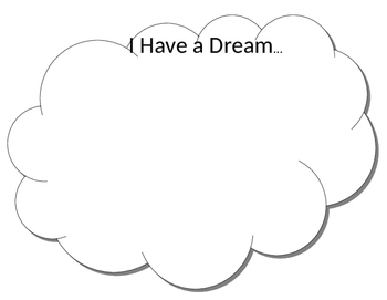 Preview of I have a dream cloud