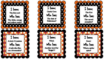 I have who has Halloween by Elementary School products | TPT