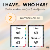 I have, who has - numbers 30-70