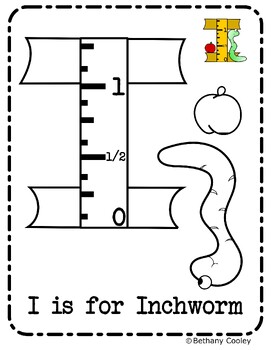 inchworm coloring page