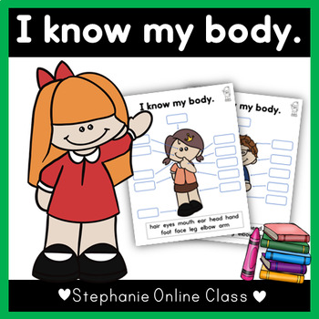 Preview of I know my body , body part , color activity