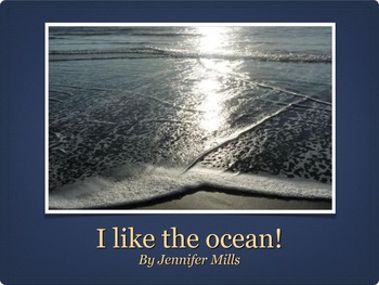 Preview of Ocean I like book