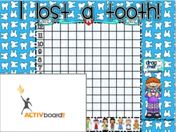Preview of I lost a tooth! Chart ACTIVBOARD
