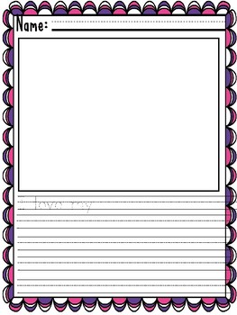 I love writing template Valentines Day Kindergarten Writing | TPT