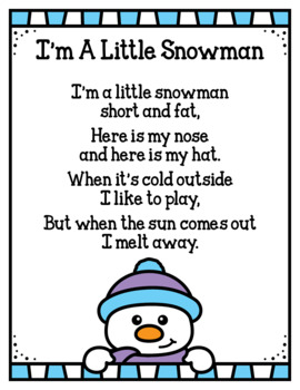 I'm A Little Snowman Paper Hat/Crown Printables Freebie by For A Rainy Day