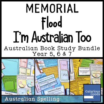 Preview of I'm Australian Too, Flood and Memorial - Australia Picture Book Study Bundle