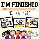 I'm Finished Now What? Editable