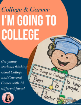 Preview of I'm Going to College Worksheet | Pair with your College & Career Lesson/ Story