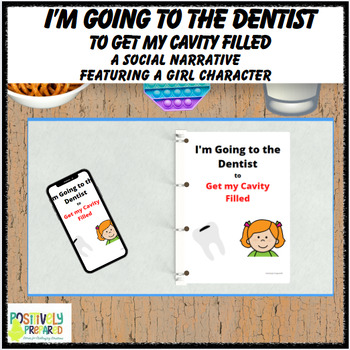 Preview of I'm Going to the Dentist to Get My Cavity Filled - featuring a girl character