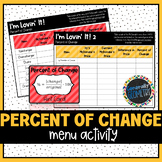Percent of Change Menu Activity | Algebra