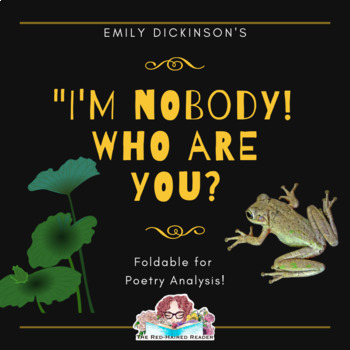 i am nobody who are you essay