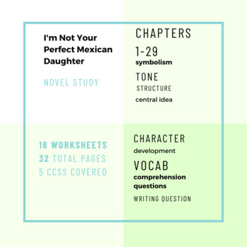 I M Not Your Perfect Mexican Daughter Teaching Resources Tpt