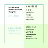 I'm Not Your Perfect Mexican Daughter Novel Study