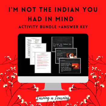 Preview of "I'm Not the Indian You Had in Mind" by Thomas King Activities + Answer Key