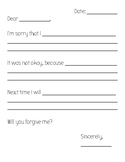Sorry Letter Template
