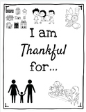 I'm Thankful For Writing Prompt - Editable