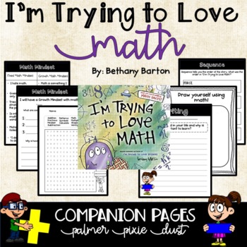 Preview of I'm Trying to Love Math Companion Pages