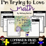 I'm Trying to Love Math Companion Pages