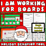 I Am Working For Boards CHRISTMAS Behavior Token Reward Autism