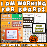 I Am Working For Boards HALLOWEEN Behavior Token Reward Bo