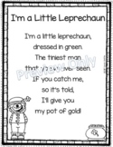 I'm a Little Leprechaun - Poem for Kids ~ St. Patricks Day