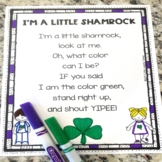 I'm a Little Shamrock Look at Me - St. Patrick's Day Poem 